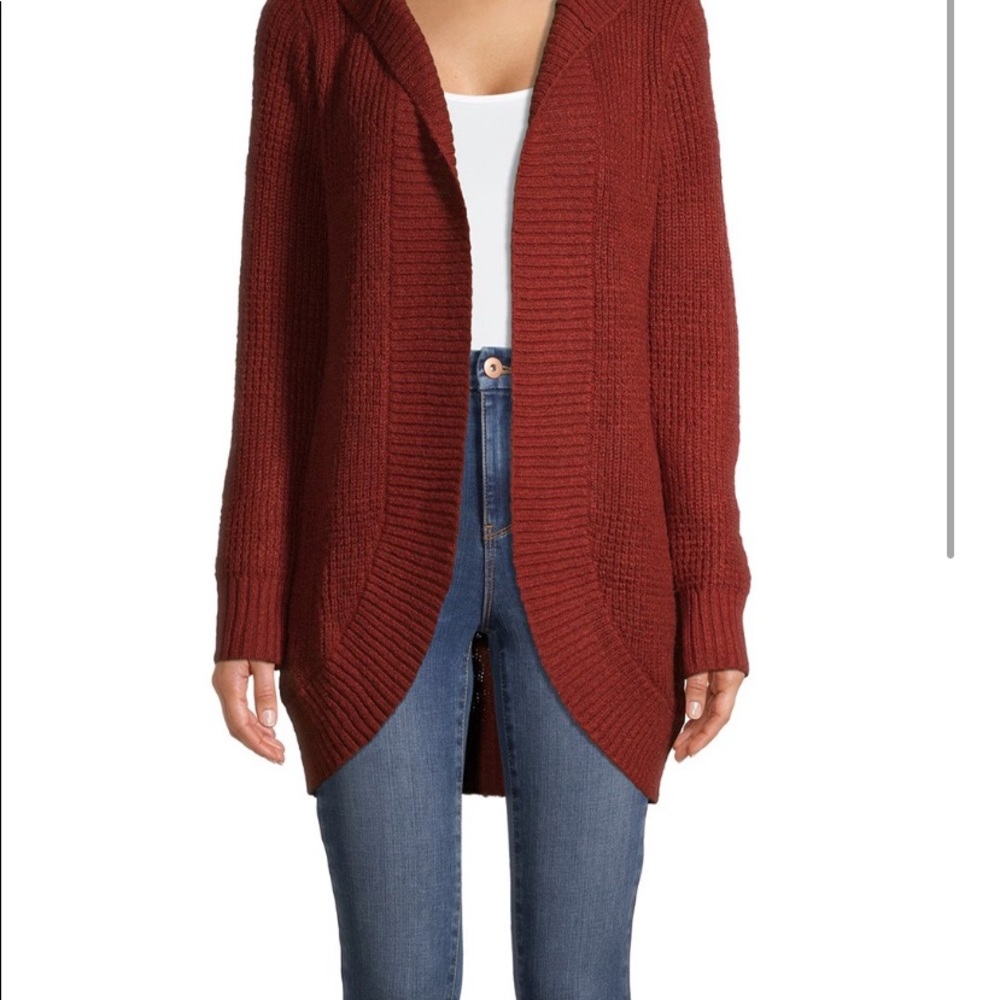 Copper Hooded cardigan